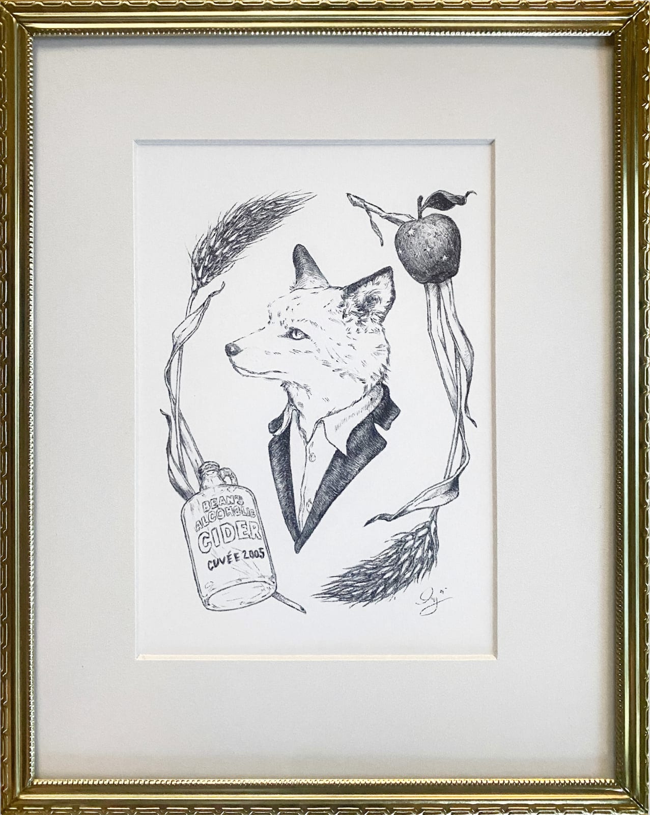 drawing by Maggie Ivy inspired by