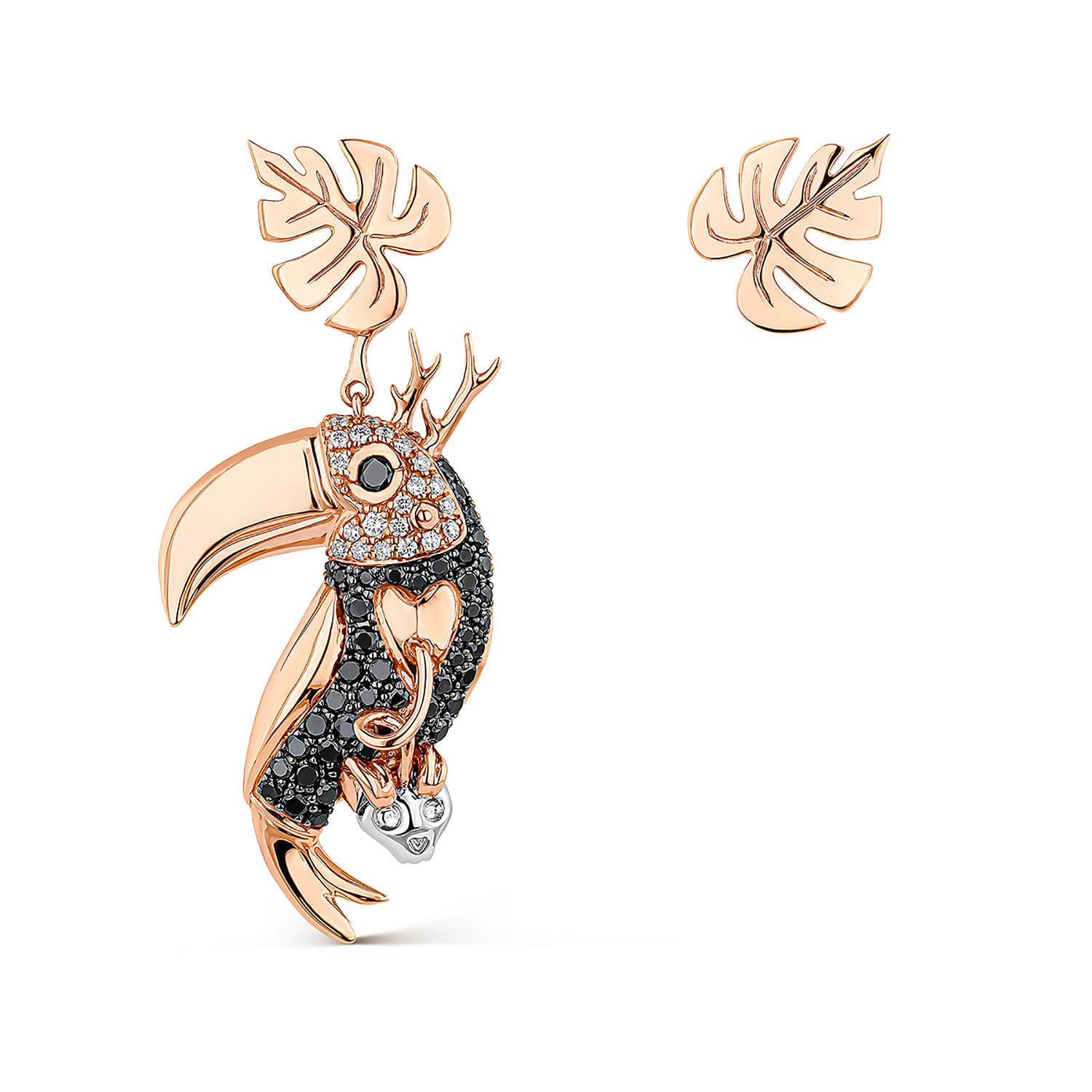 Dulk gold toucan pendant