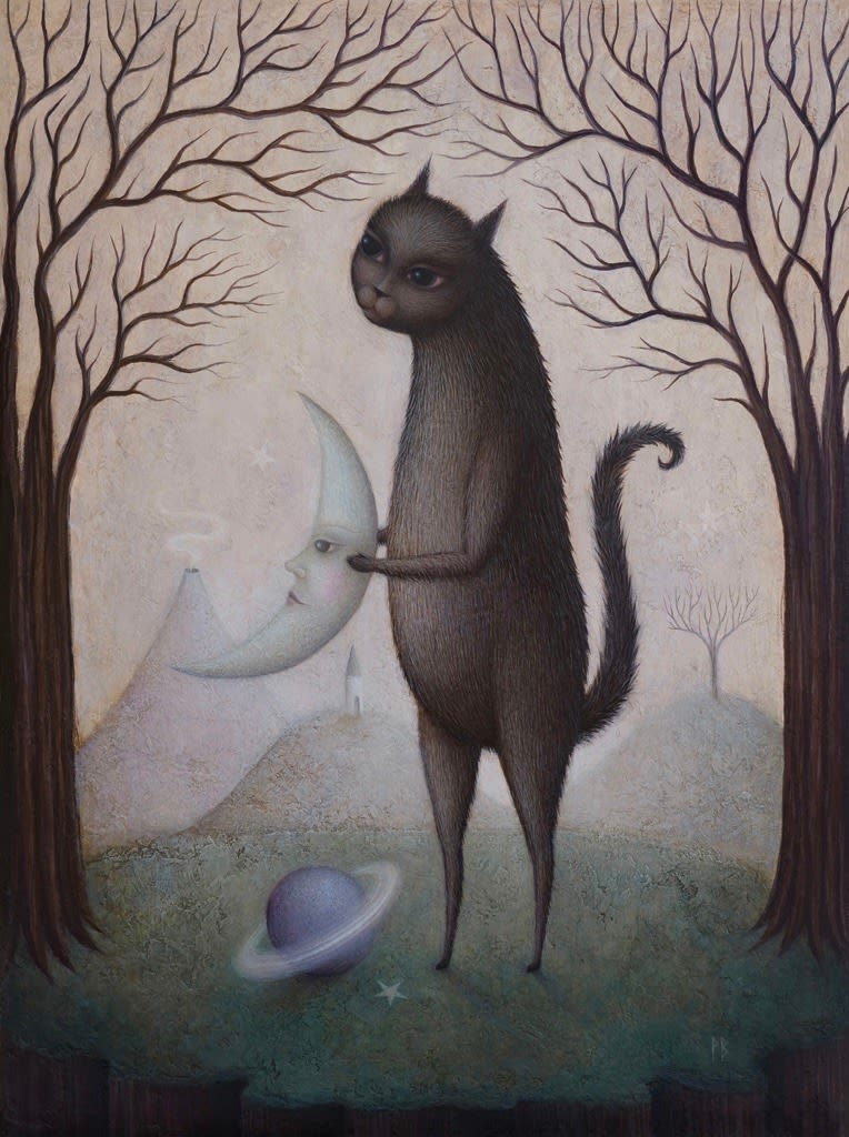 Painting by Paul Barnes for