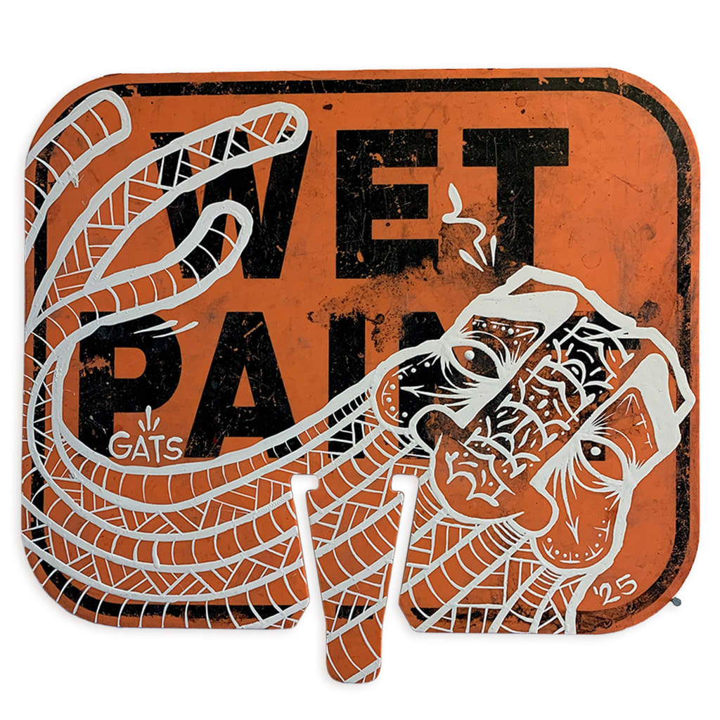 GATS, Caution Wet Paint #2, 2025