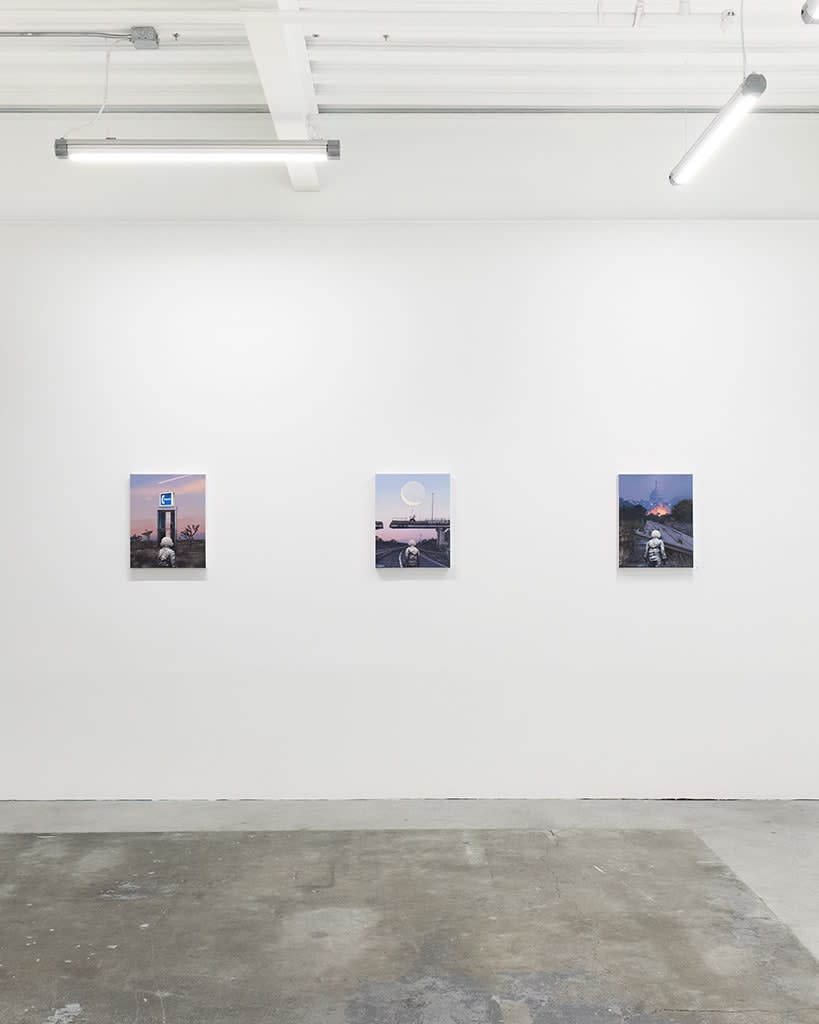 Installation view of Scott Listfield's exhibition