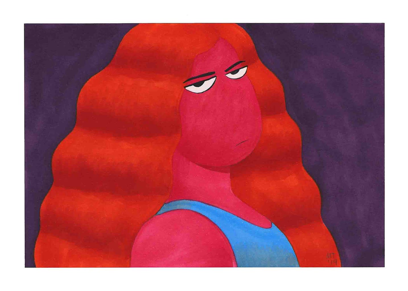 Miranda Tacchia, When he offers to clean the bathroom but its been ten hours and there are still pubes in the sink, 2019