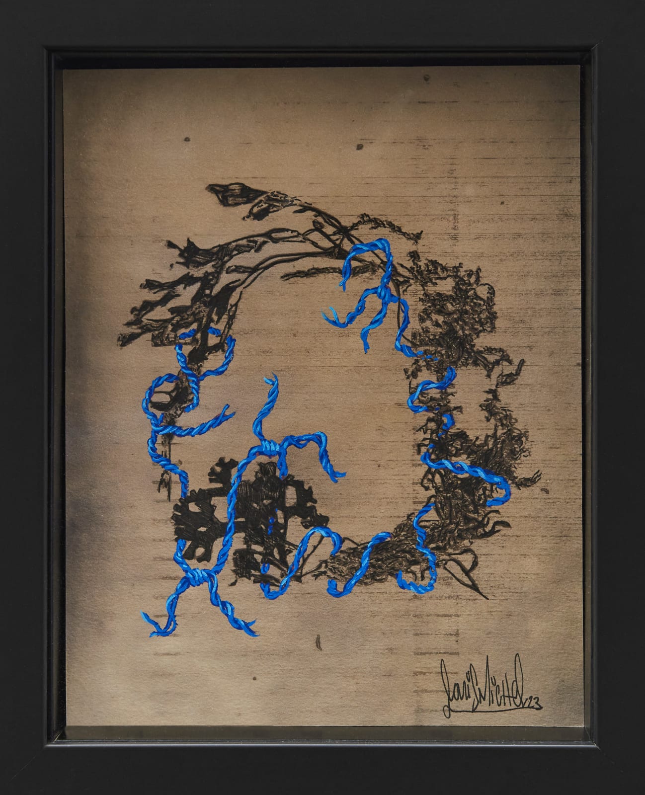 Louis Michel, Cyanotype #6, 2023
