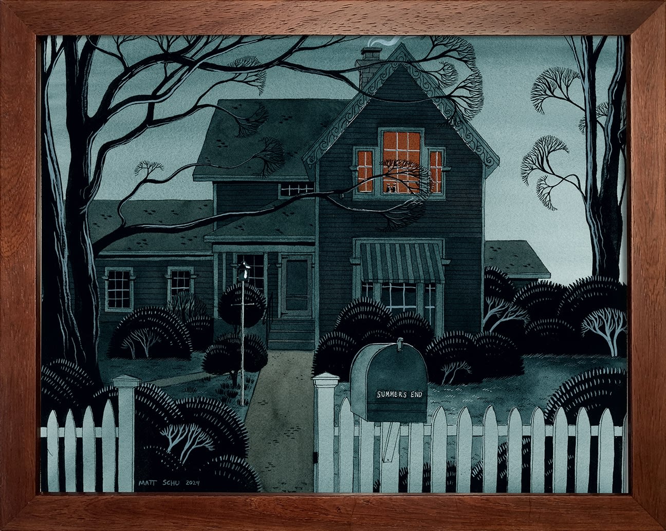 painting by Matt Schu inspired by