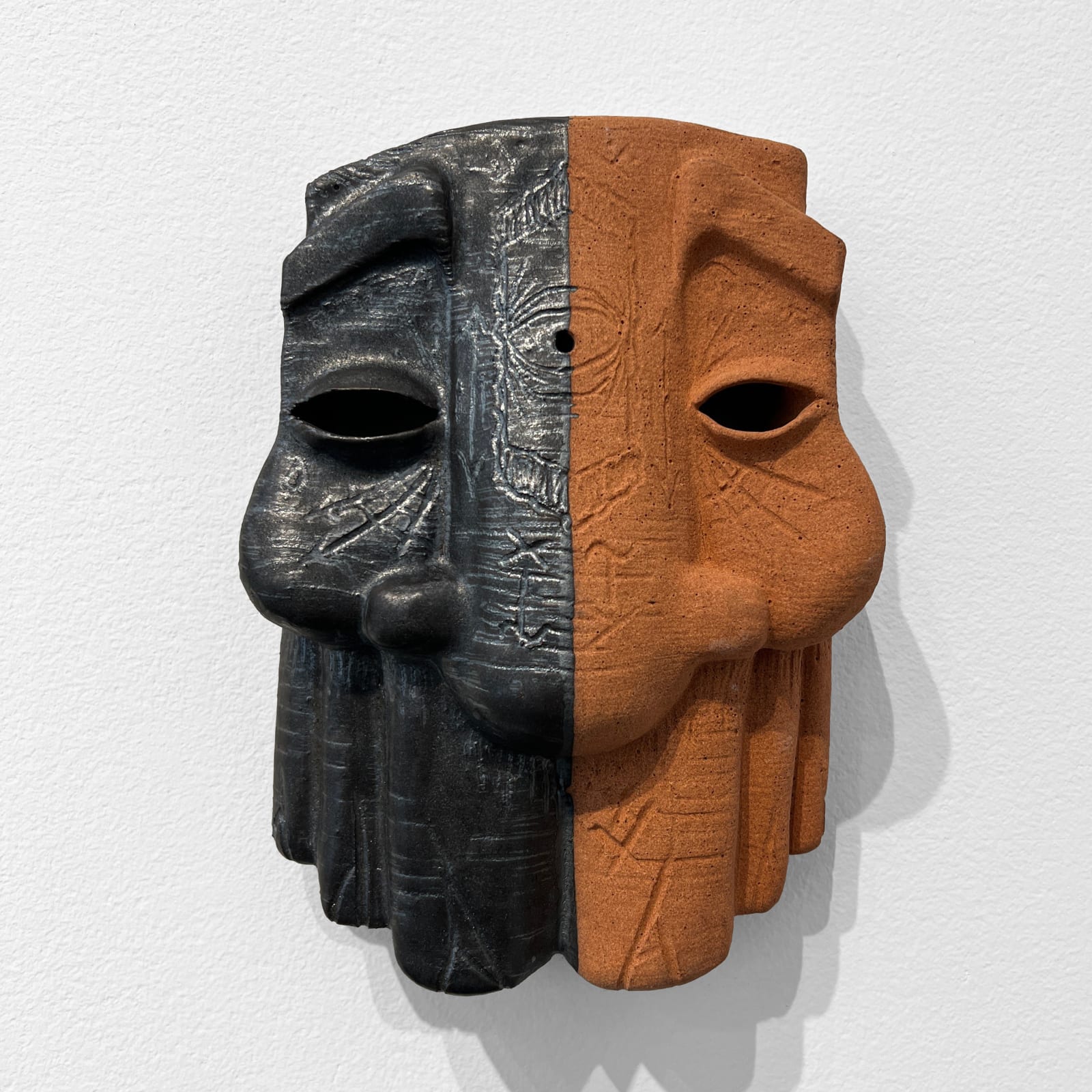 ceramic mask by artist GATS