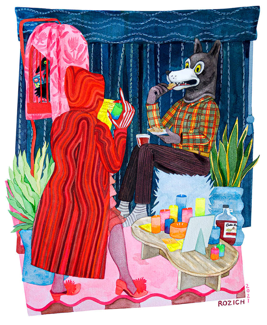 Stacey Rozich, My Place Friday Night, At Eight (Wink), 2021