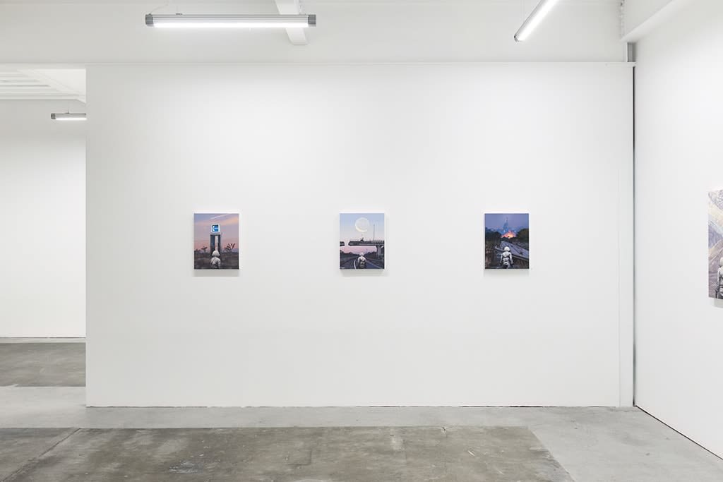 Installation view of artist Scott Listfield's exhibition