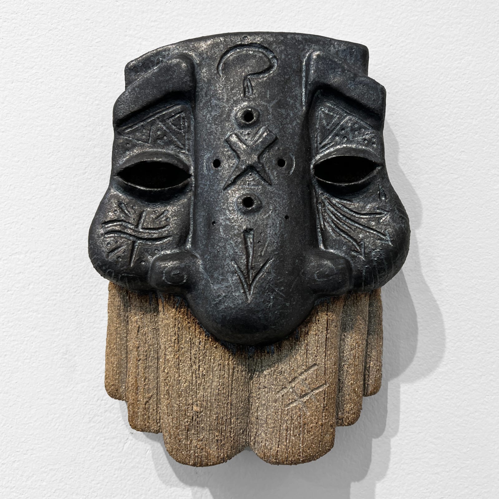 ceramic mask by artist GATS