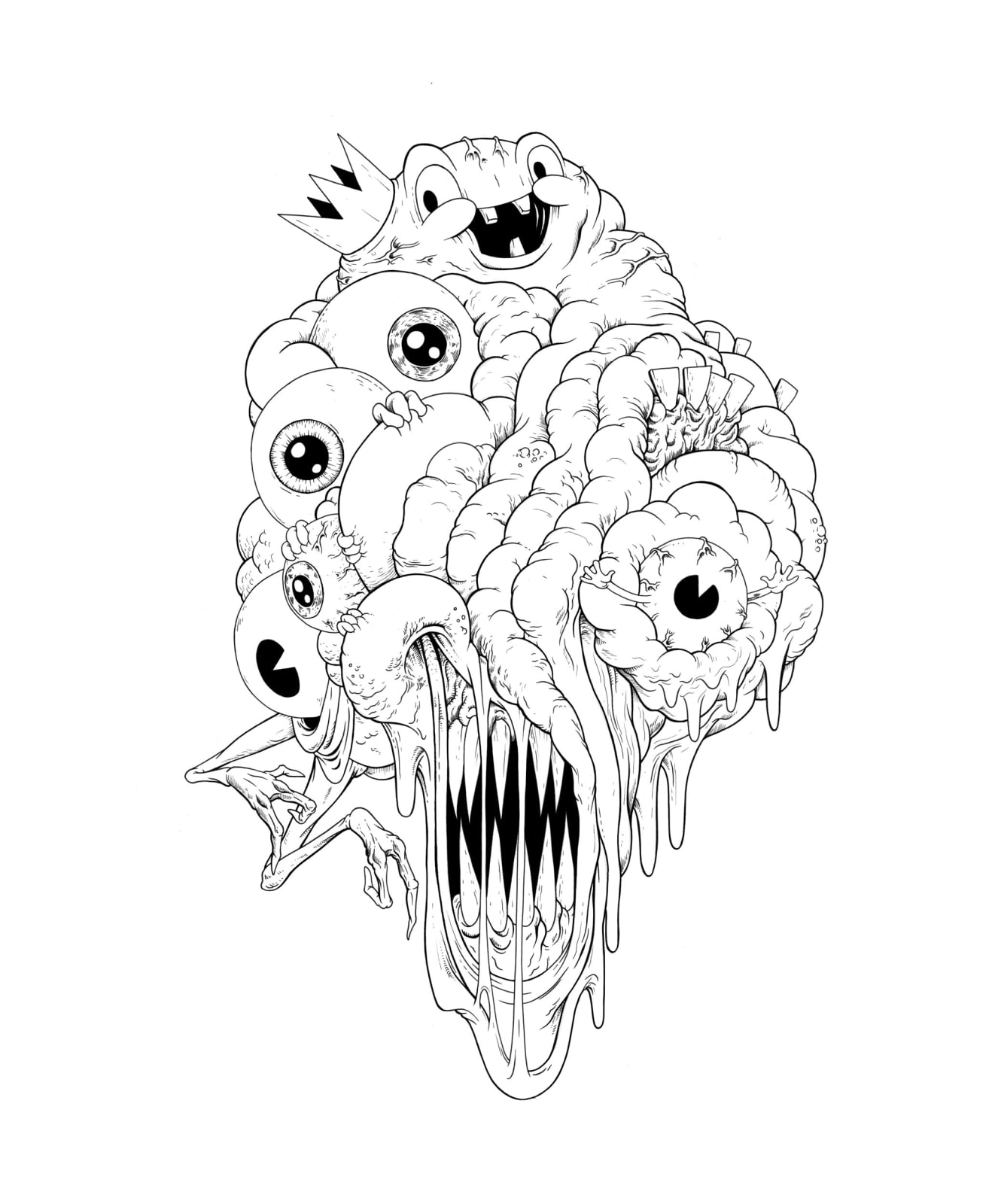 Alex Pardee, The Brightmare King, 2021 | Harman Projects