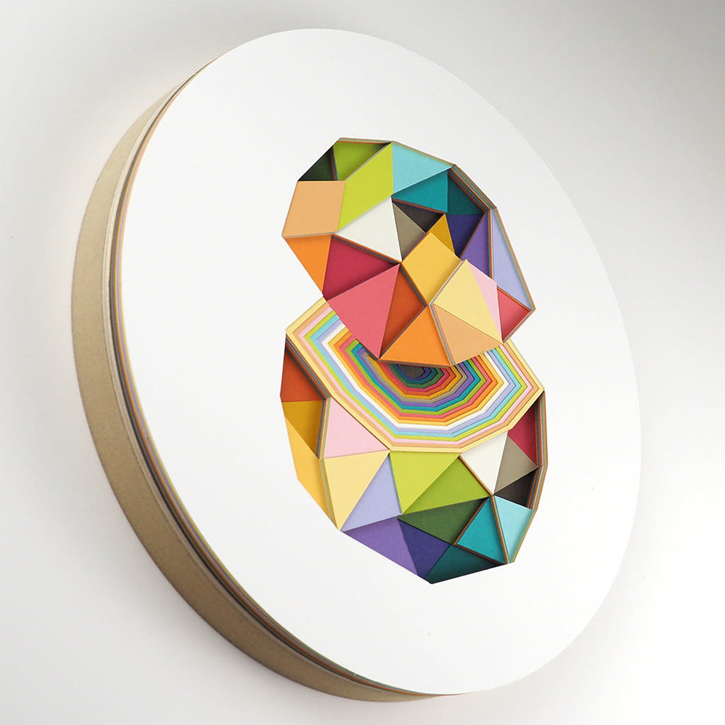 side view of artwork