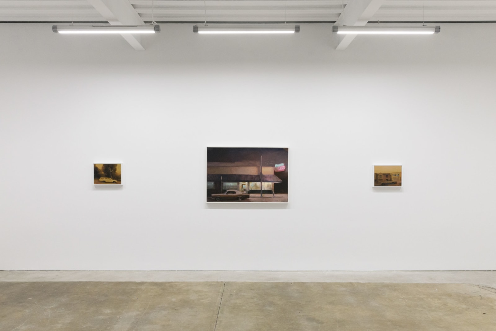 installation image of Slice of Life, Family Road Trip , and Fire In The Sky at Hashimoto Contemporary San Francisco
