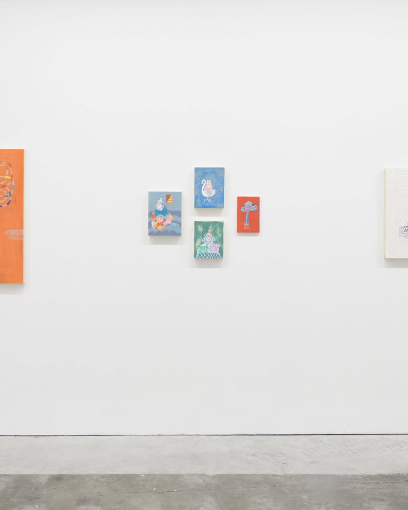 Install image of the exhibition Music Island by artist duo KeFe.