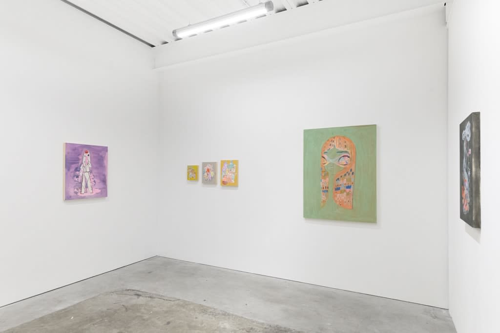 Install image of the exhibition Music Island by artist duo KeFe.