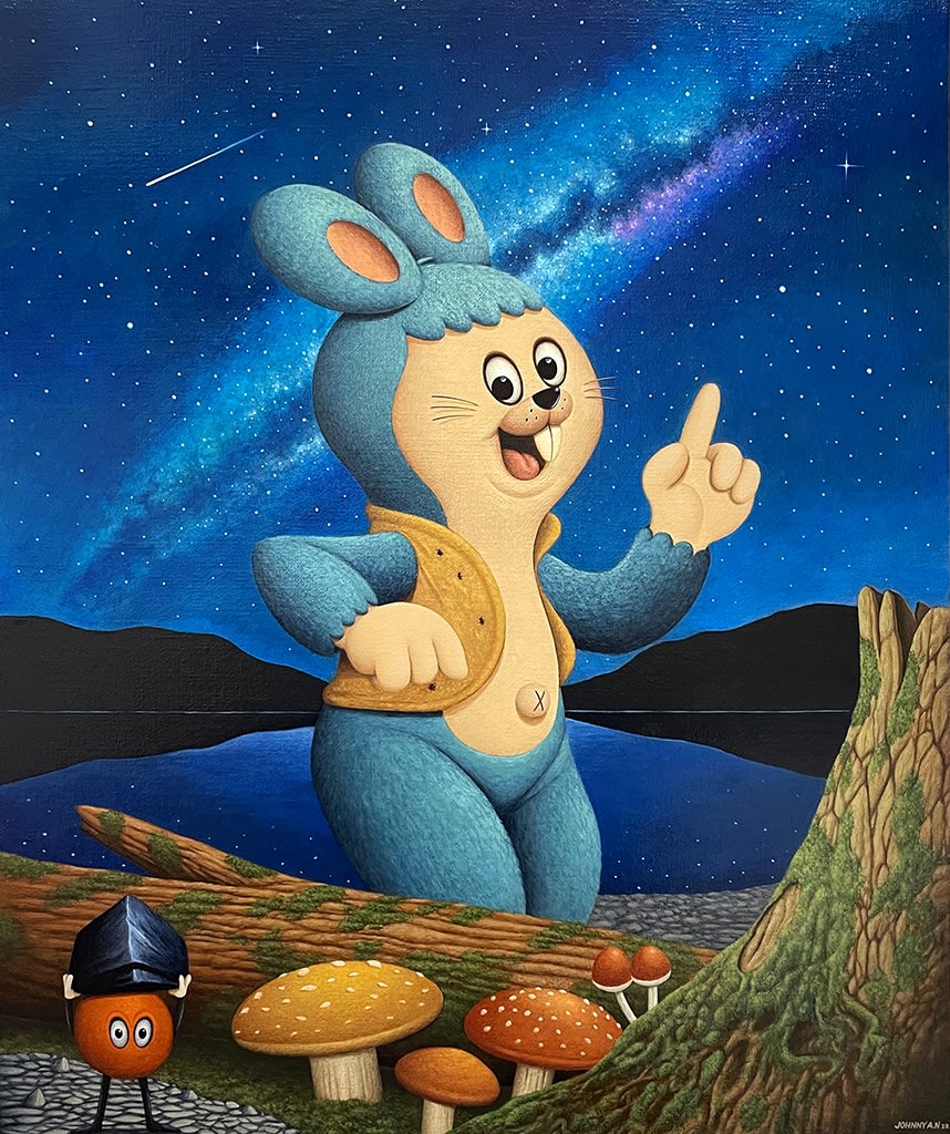 Painting by Johnny Akithito Noda for