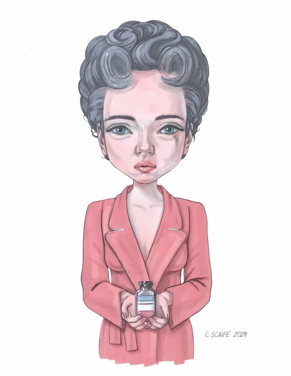 painting by Cindy Scaife inspired by