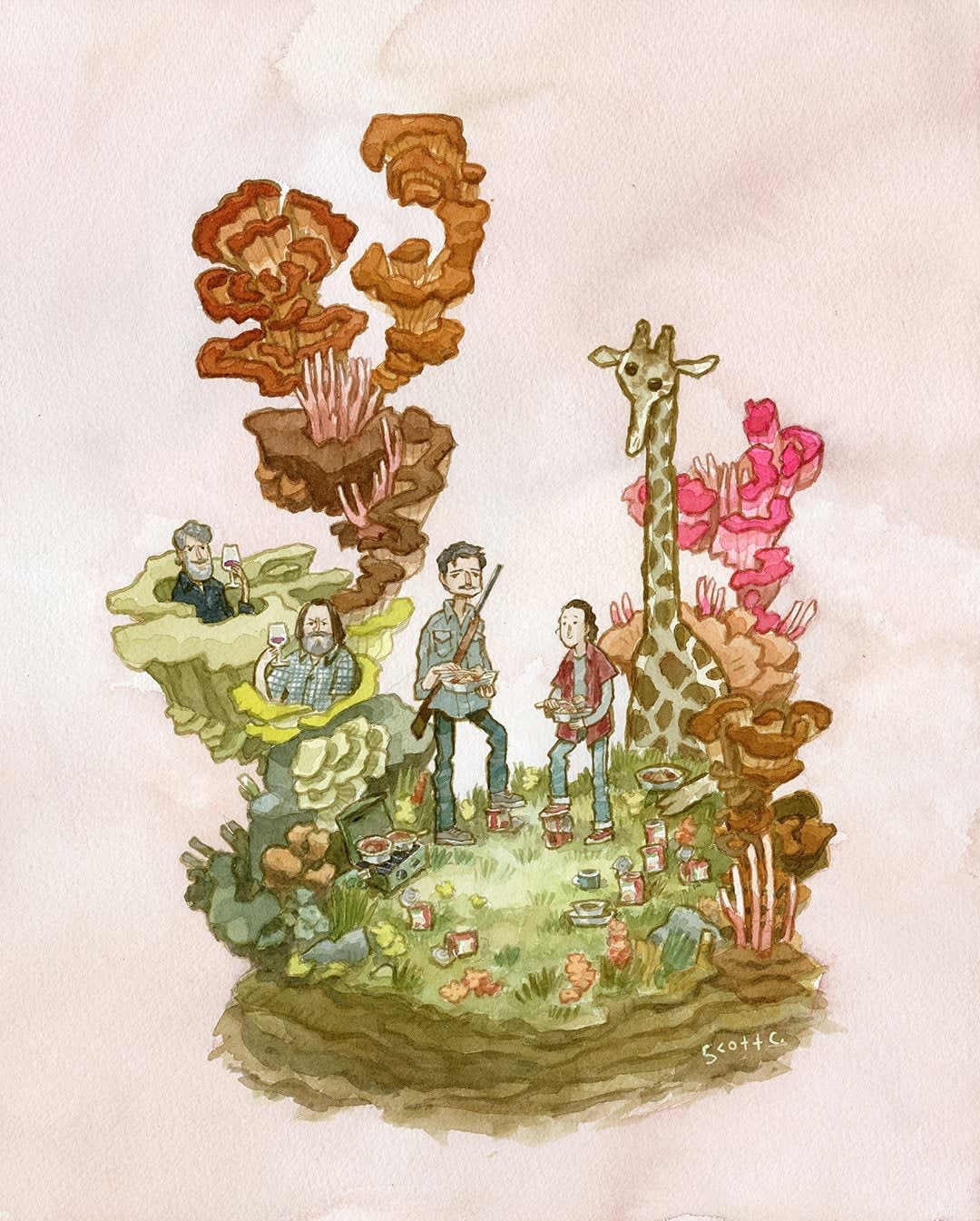 characters from the tv show The Last of Us