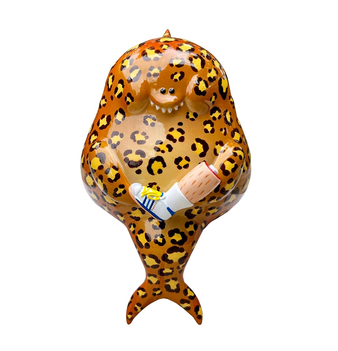 sculpture by Sad Salesman of the Jaguar Shark from