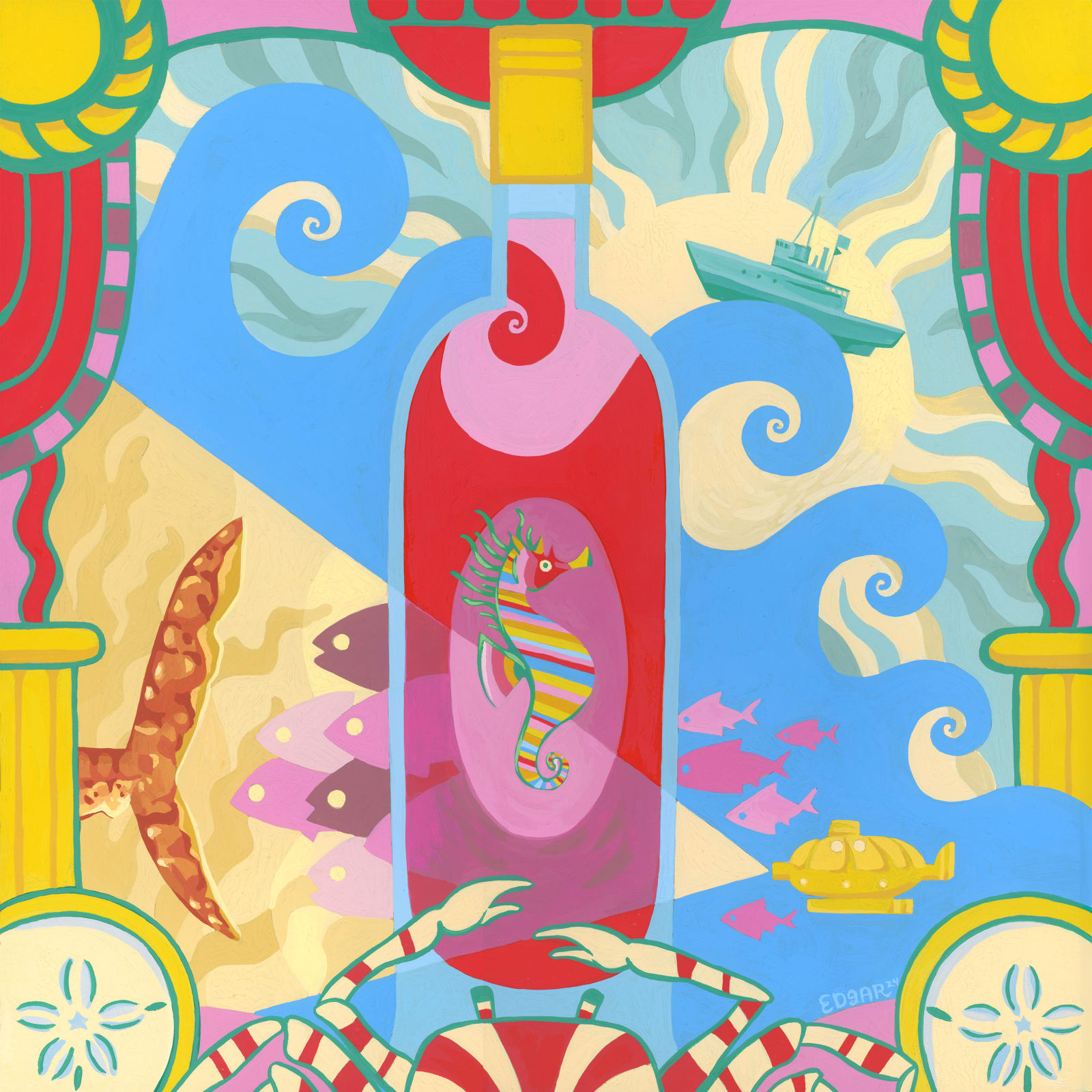 painting by Kayla Edgar inspired by