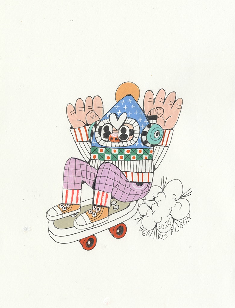 Ferris Plock, Downhill Skate Club #2, 2025
