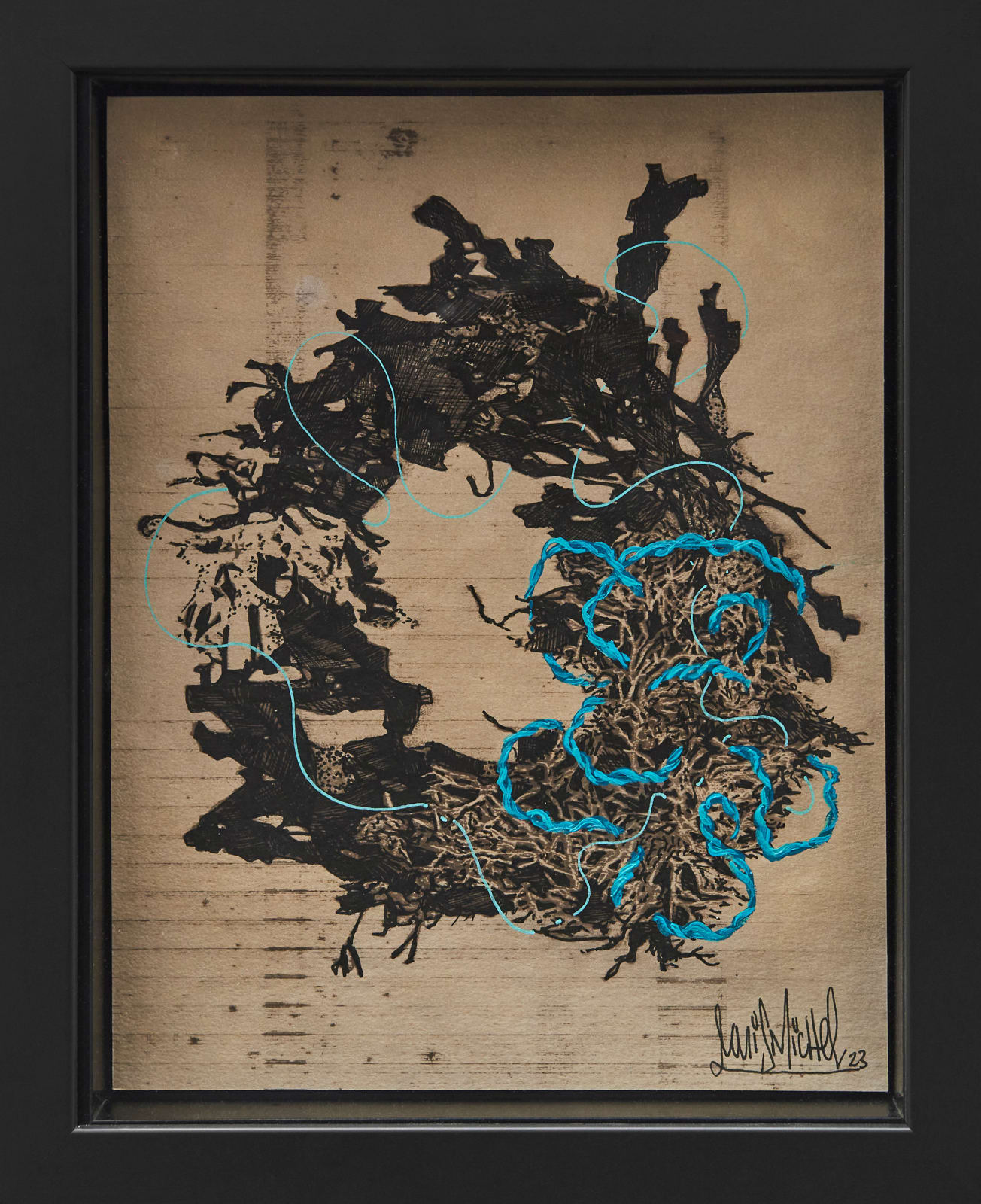 Louis Michel, Cyanotype #8, 2023