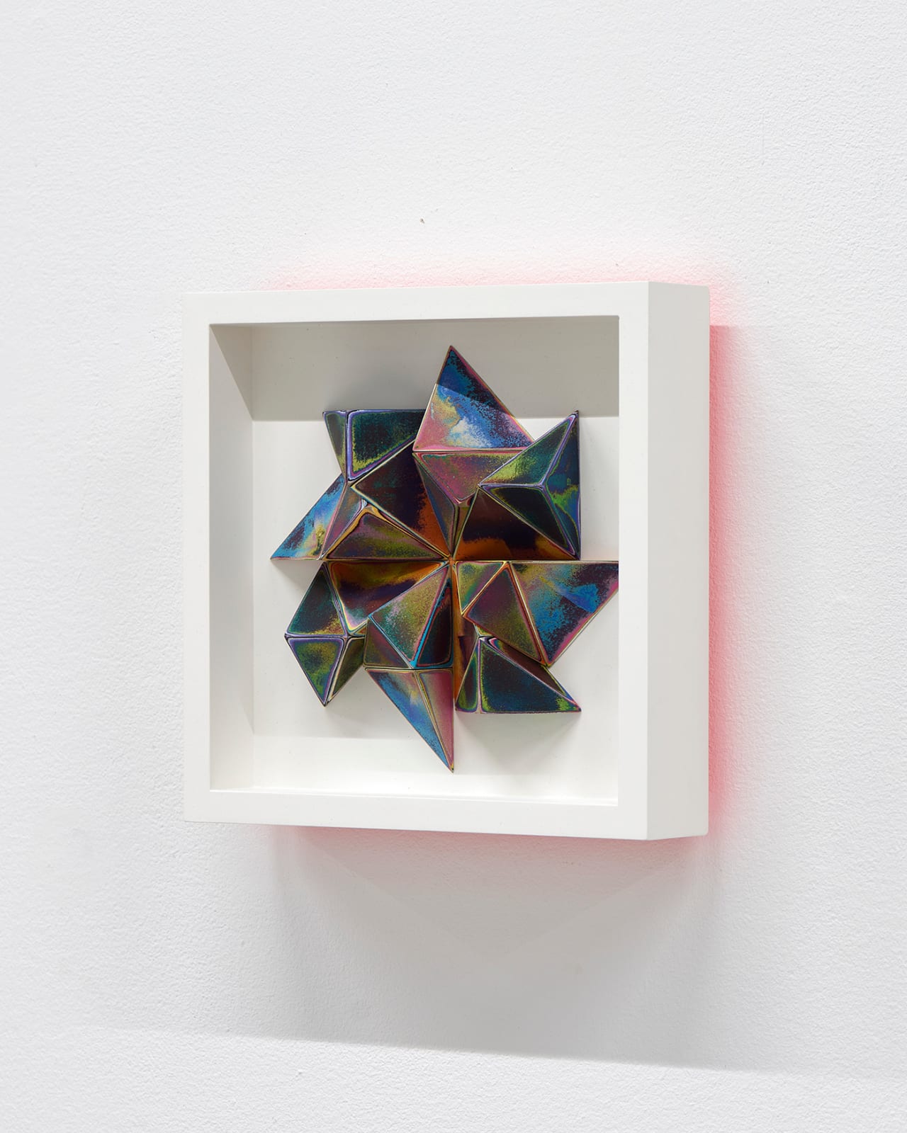 Sean Newport abstract colorful wall sculpture