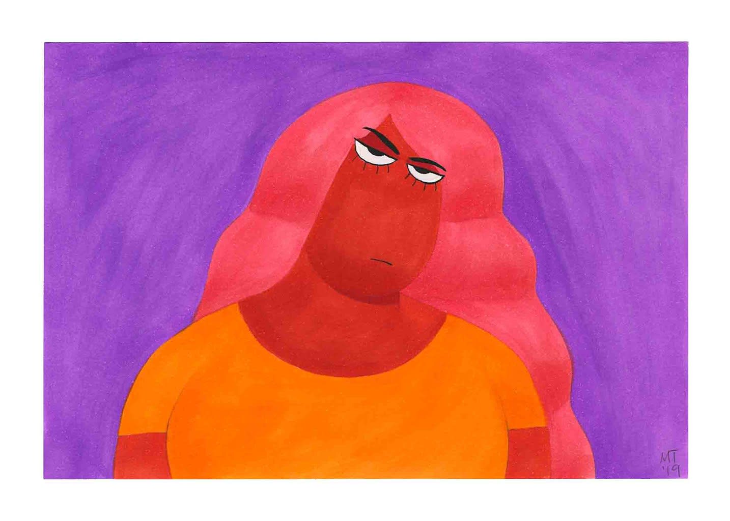 Miranda Tacchia, When he walks in the room just after you've folded six loads of laundry and asks if you need help, 2019