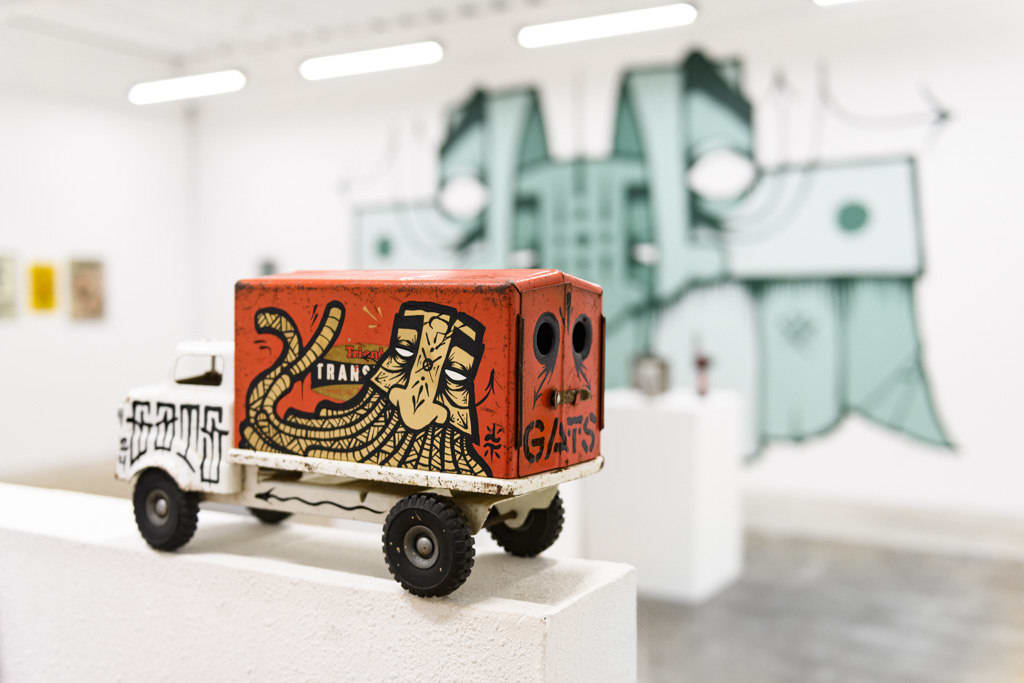 Installation shot of the exhibition 20 Years of GATS.