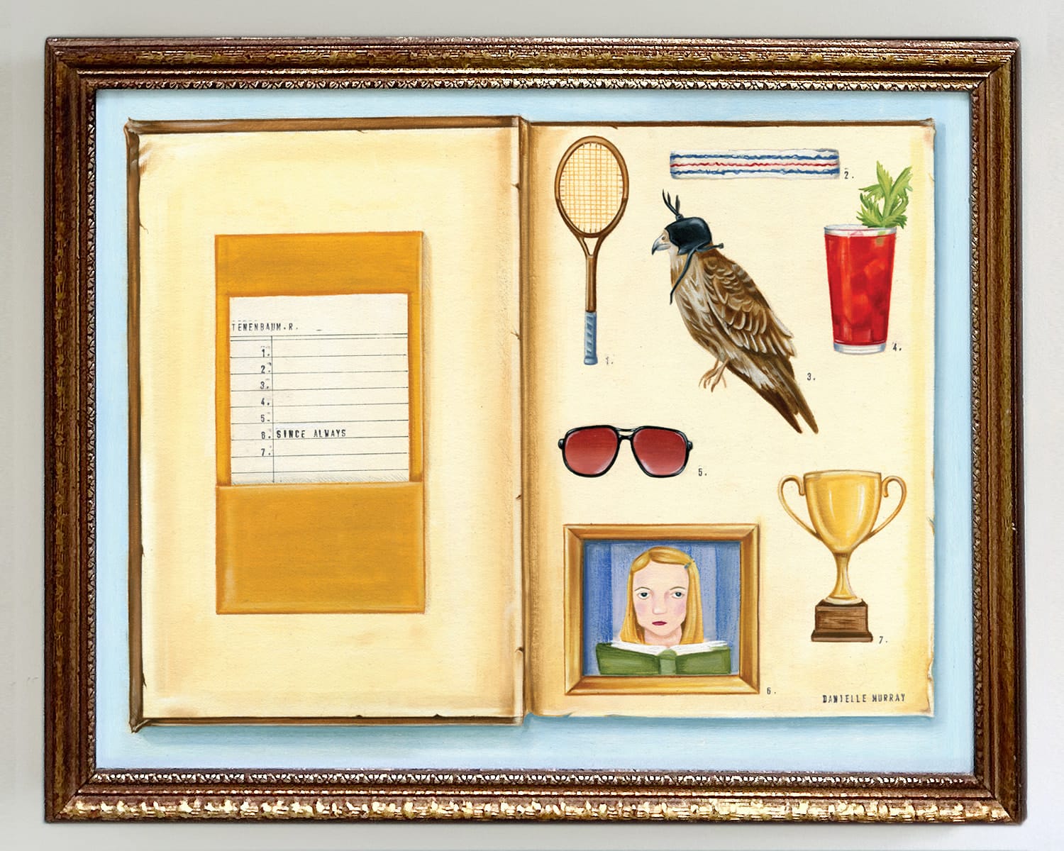 print of a painting by Danielle Murray inspired by
