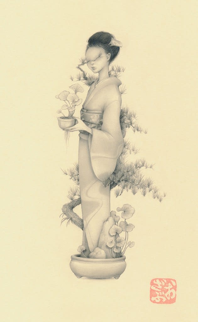 Ozabu, Bonsai Girl 文人 (Bunjin), 2019