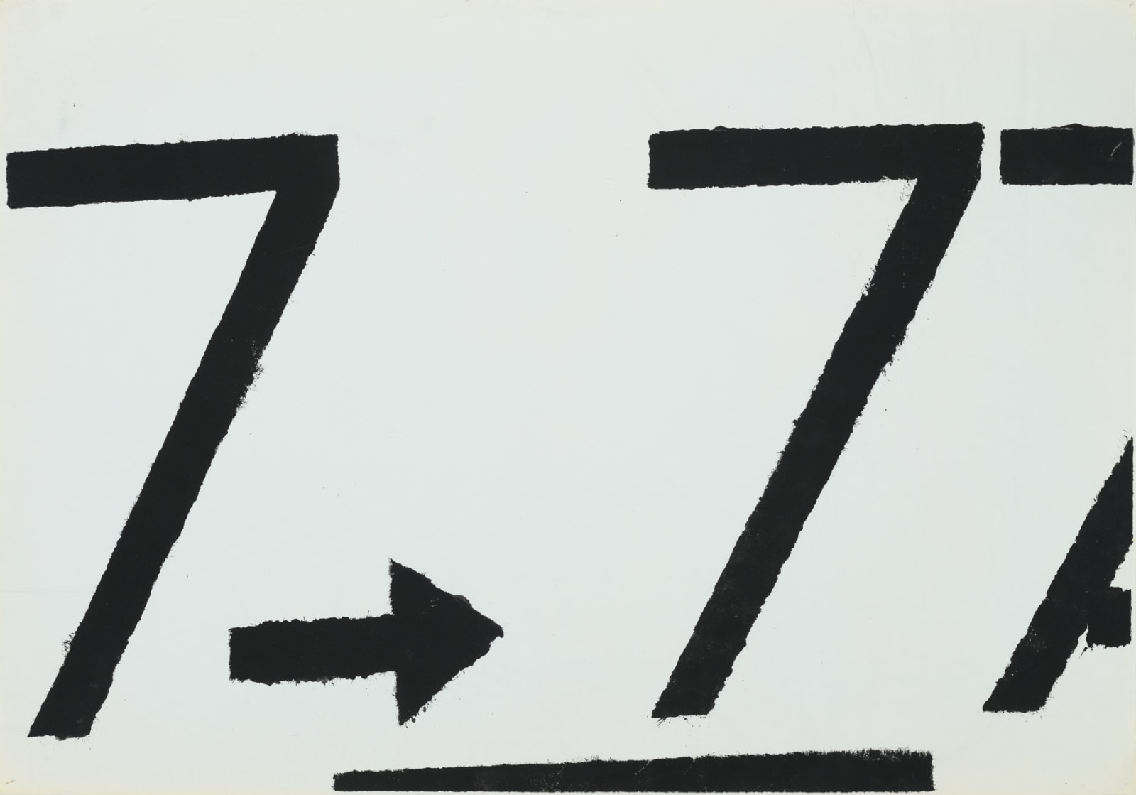 Jannis Kounellis 60, Untitled (carte azzurre, segnali), 1961