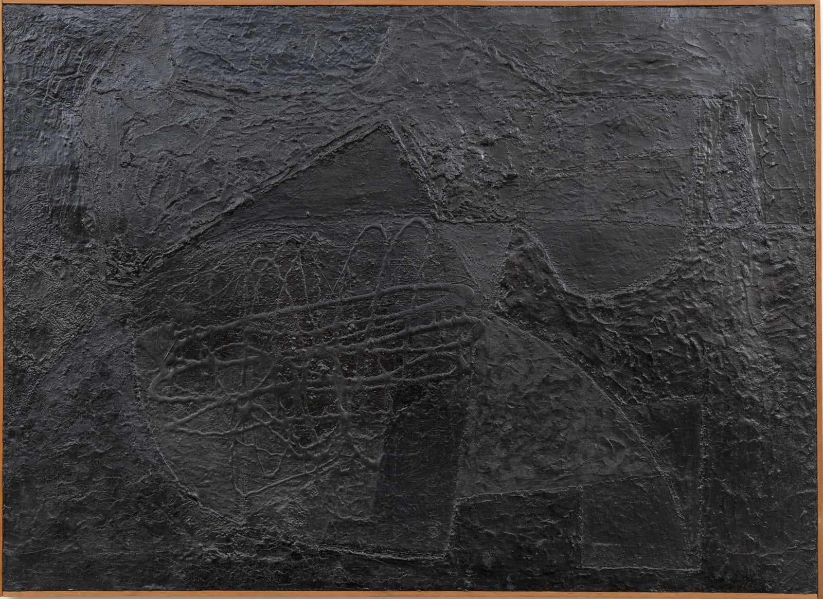 Alberto Burri, Nero Catrame, 1950