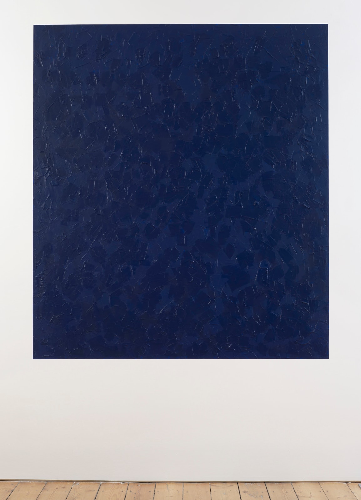 Giovanni Anselmo, Ultramarine Blue While it Appears Towards Overseas, 2012