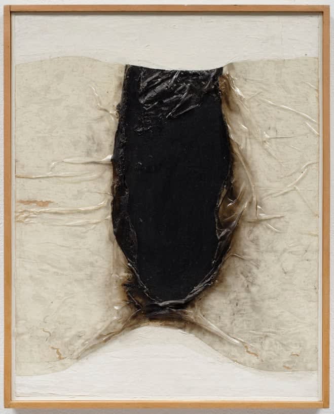 Alberto Burri, Combustione L.A, 1965