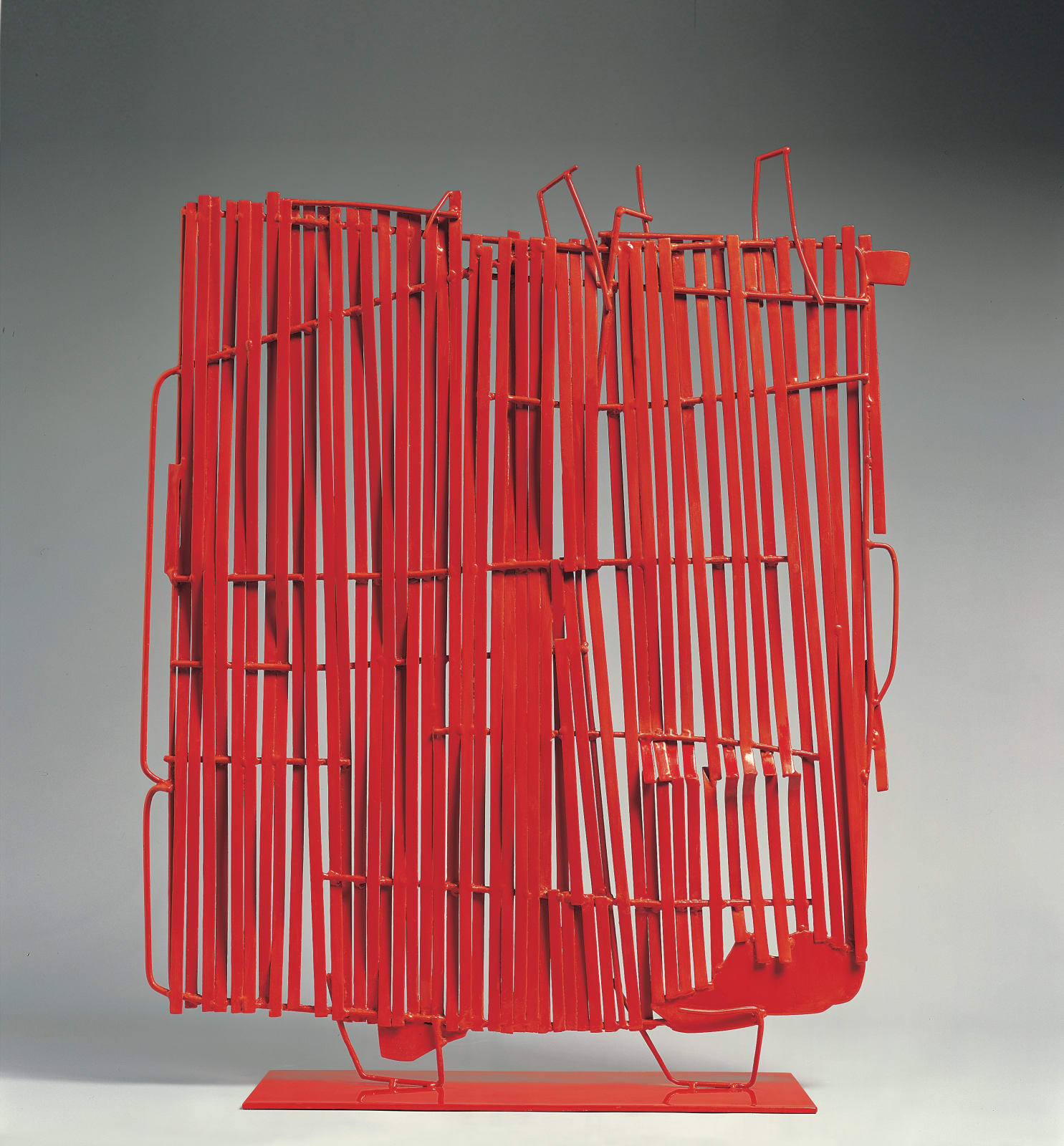 Pietro Consagra, Ferro trasparente rosso, 1965