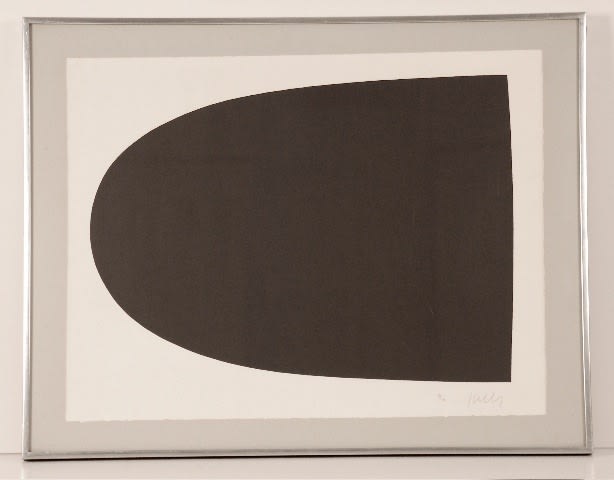 Ellsworth Kelly, Black Form (from Portfolio 9), 1967