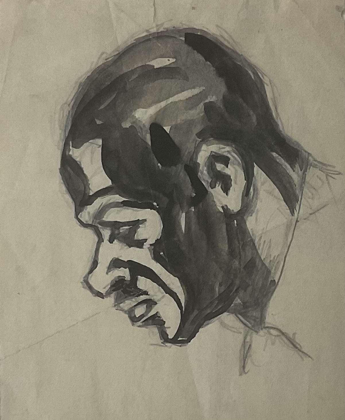 Dox Thrash, Man's Head, c. 1940