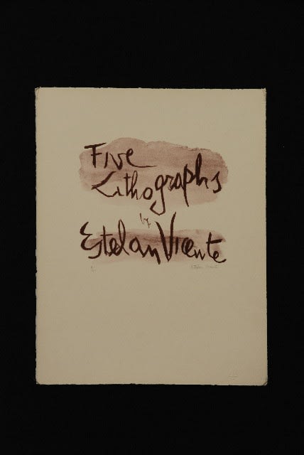 Esteban Vicente,