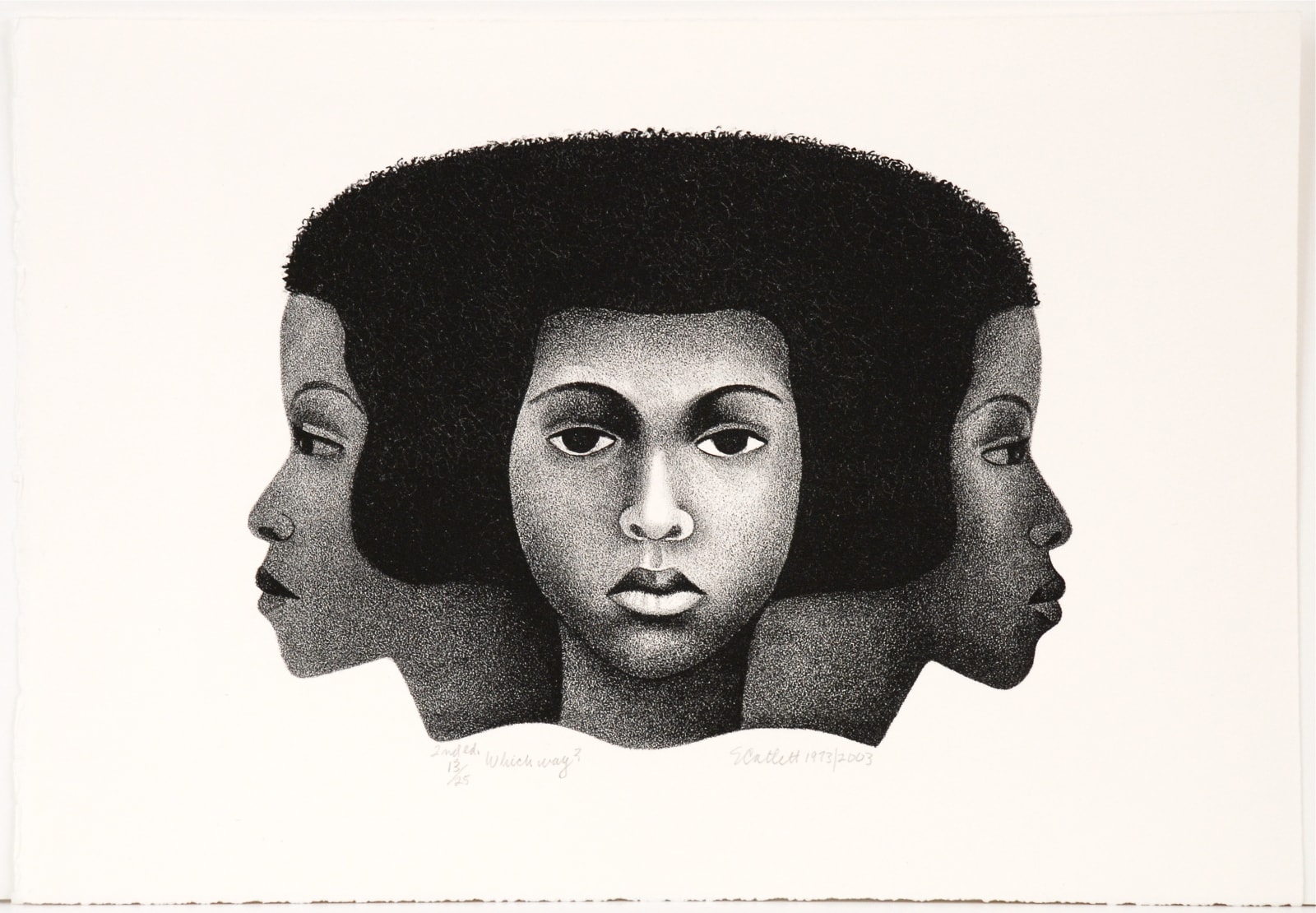 Elizabeth Catlett, Which Way, 1958-2003