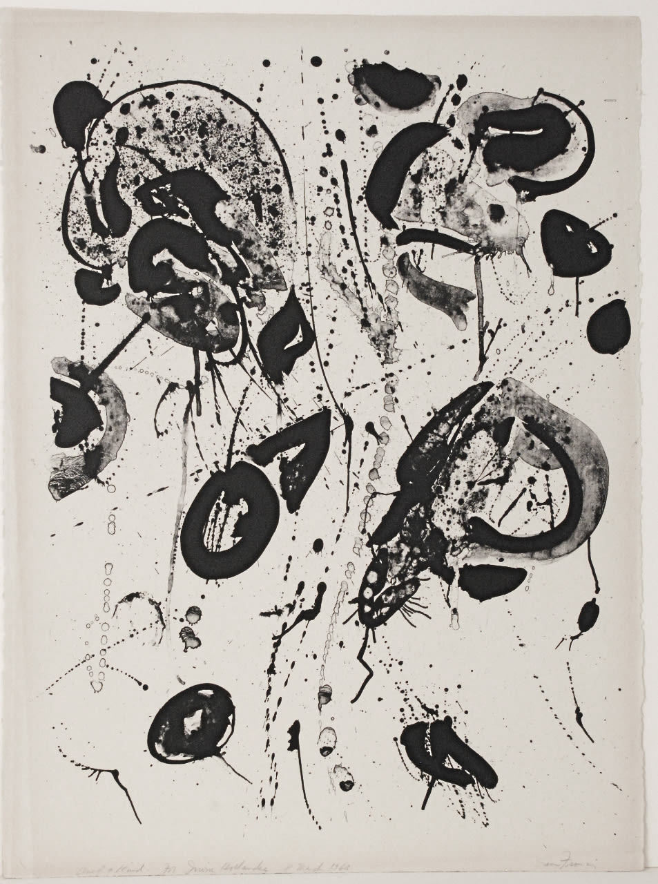 Sam Francis, Untitled (one of a kind) , March 8, 1963