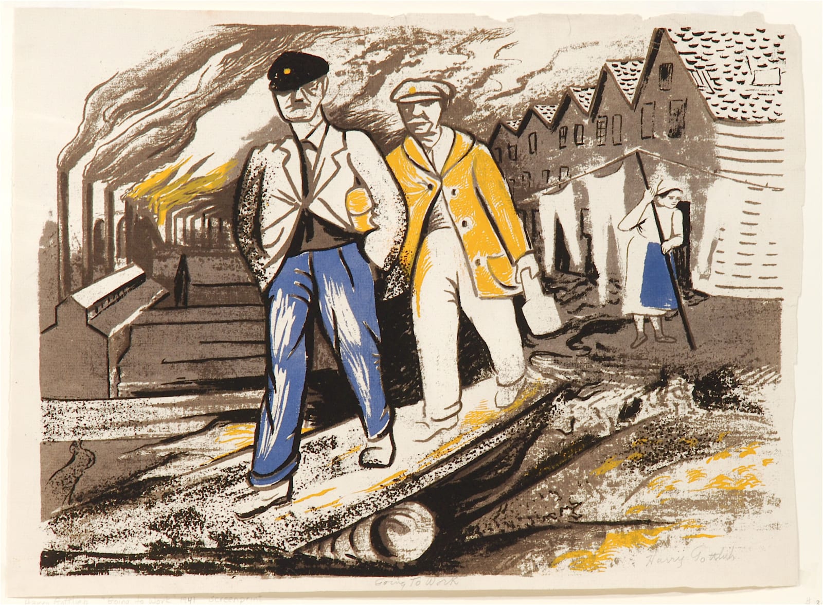 Harry Gottlieb, Going to work , 1941