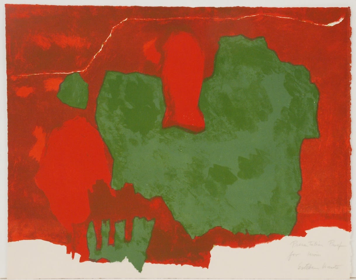 Esteban Vicente, Untitled (E.V. #5), N.D.