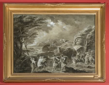 Francesco Zuccarelli, Macbeth and the witches - Macbeth et les trois sorcières, ca. 1760