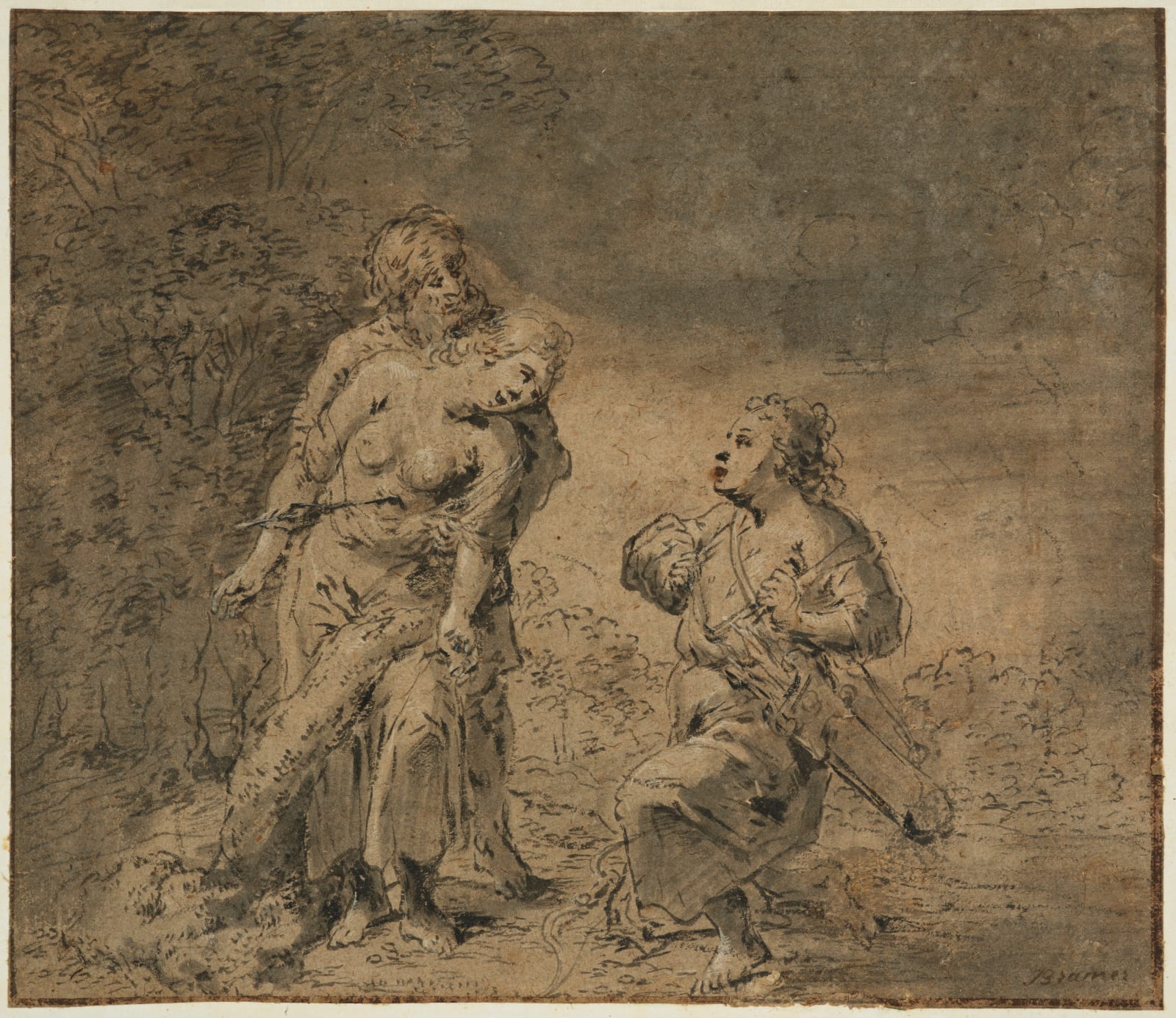 Leonaert Bramer, Silvio and Dorinda/ Silvio et Dorinde, 1655 - 1660