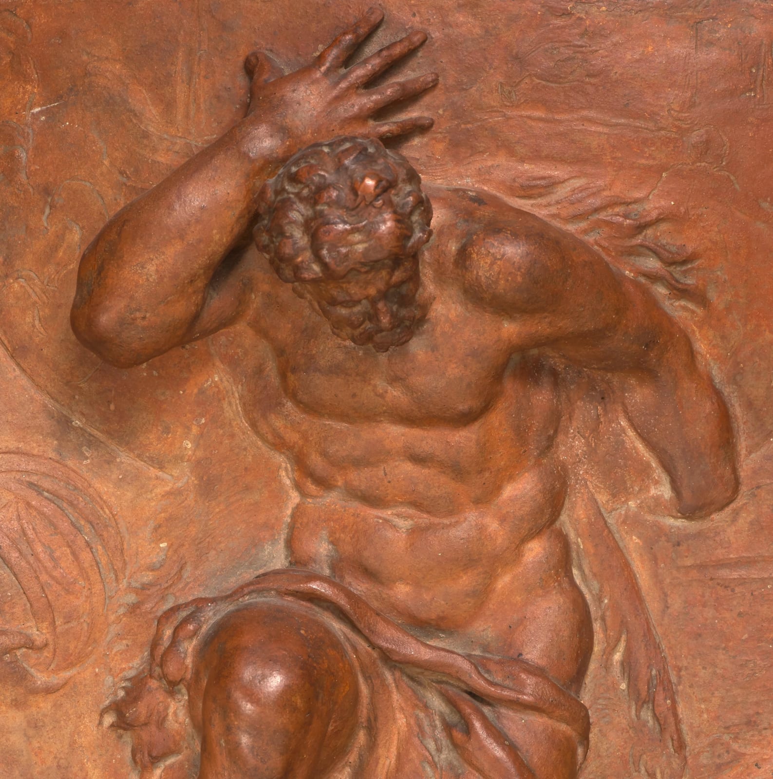 Annibal Carraci, (After) Hercules carrying the World/ (d'après) Hercule portant le monde, ca. 1700