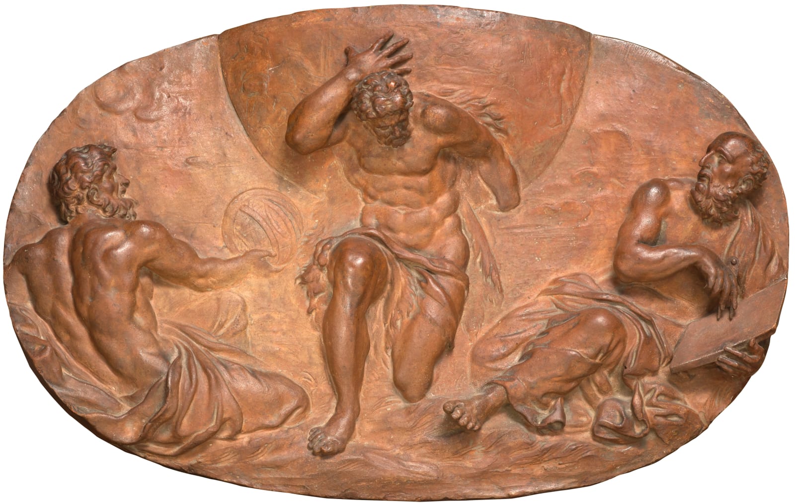 Annibal Carraci, (After) Hercules carrying the World/ (d'après) Hercule portant le monde, ca. 1700