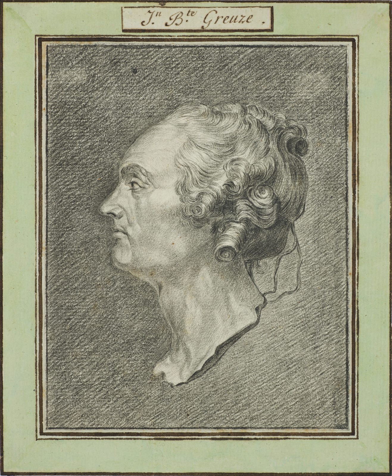 Jean-Jacques Flipart, Portrait of Jean-Baptiste Greuze/ Portrait de Jean-Baptiste Greuze, 1763