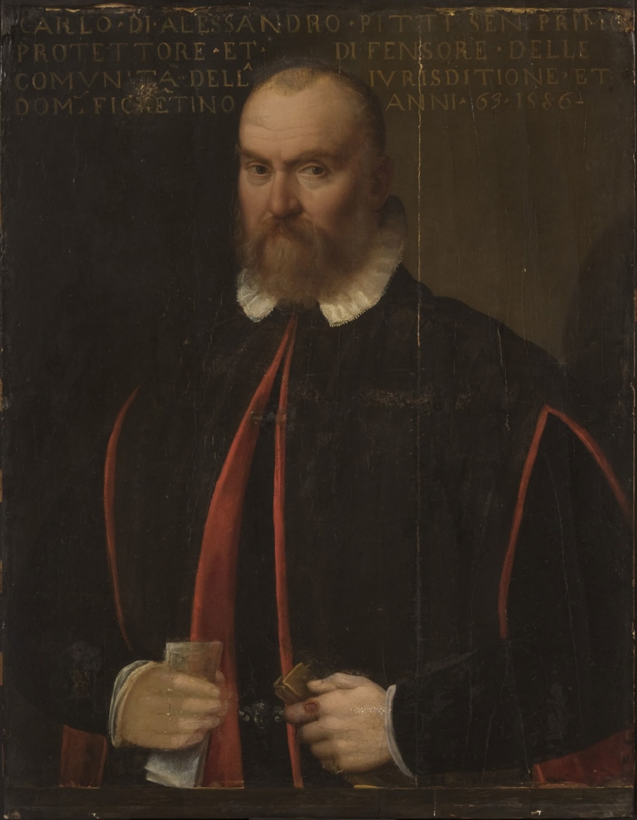 Santi di Tito, Portrait of Senator Bartolomeo Panciatichi/ Portrait du sénateur Bartolomeo Panciatichi , 1574