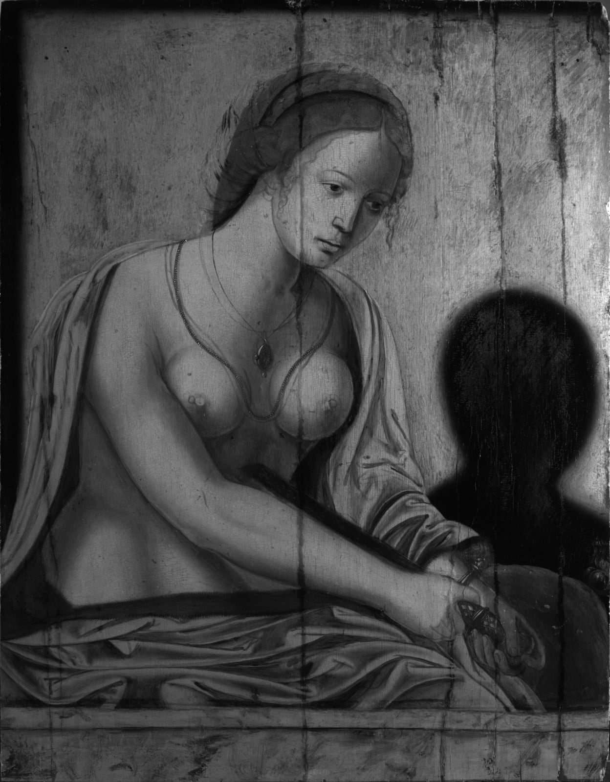 Follower of the Master of the Female Half Lengths/ Suiveur du Maître des demi-figures, Lucretia/ Lucrèce