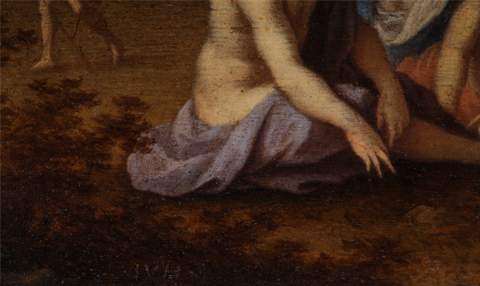 Jan van Haensbergen, Gathering in antique ruins/ Assemblée dans des ruines antiques, ca. 1665-1670