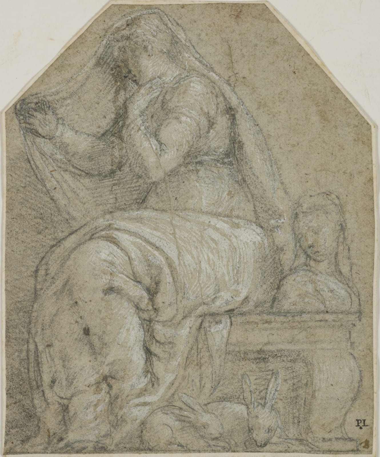 Giuseppe Porta detto Salviati, (attributed to) Allegory of Chastity/ (Attribué à) Allégorie de la chasteté, circa 1540